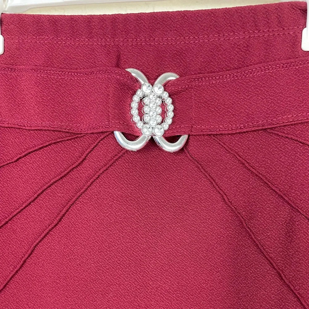 Jubi USA maroon red maxi skirt - Picture 2 of 6